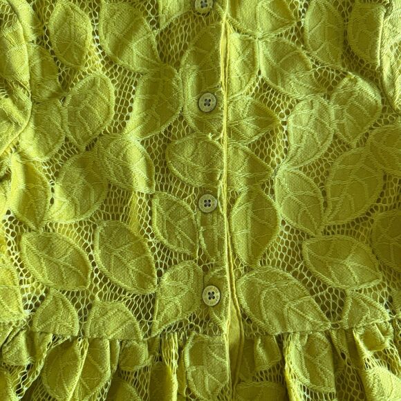 Genuine Kids by OshKosh Yellow Lace Dress Girls' 4T - Picture 5 of 12